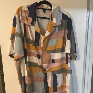 Men's Multicolor Patterned Shirt